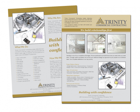 Trinity Contracting Flyers
